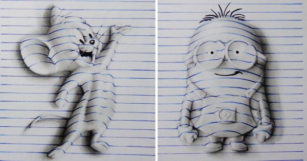 Интересные несложные рисунки