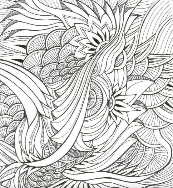 Раскраски сложные