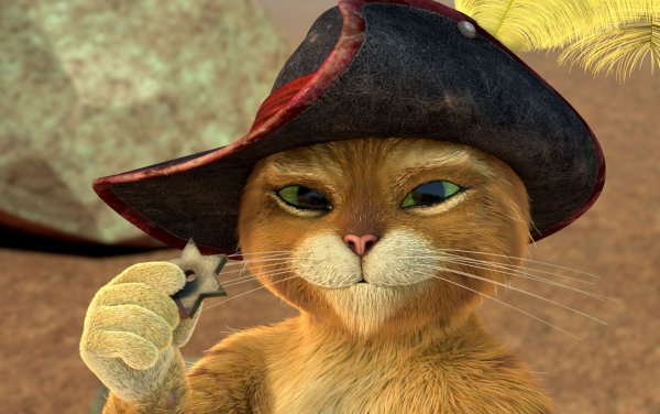 Кот в сапогах мультфильм Шрек