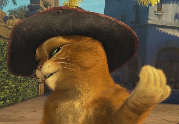 Шрек 2 кот в сапогах