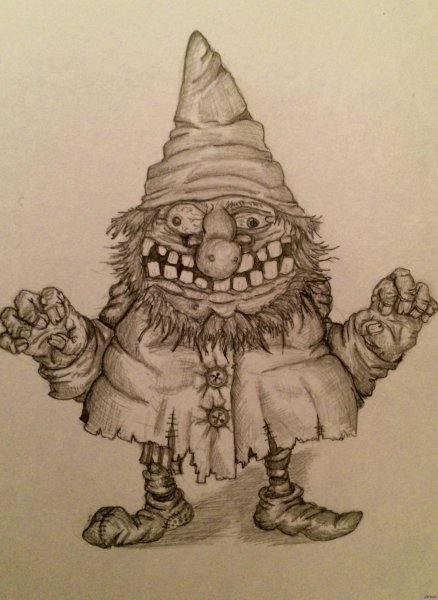 Гном рисунок
