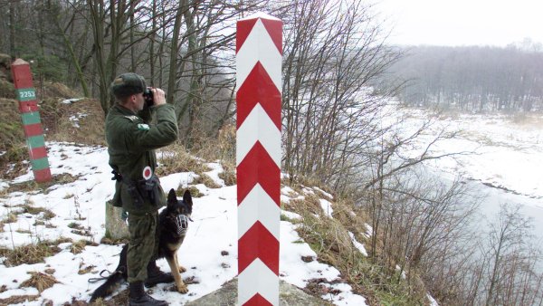 Пограничный столб Польши