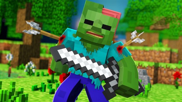 Minecraft зомби