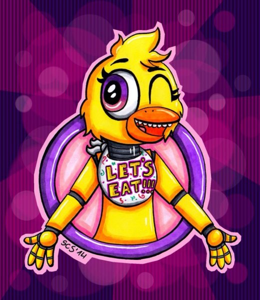 FNAF Art чика