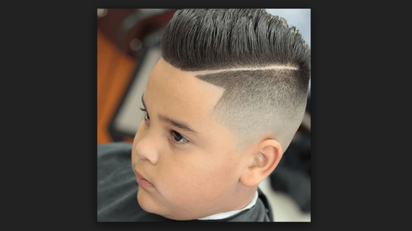 Стрижка с молнией для мальчика
