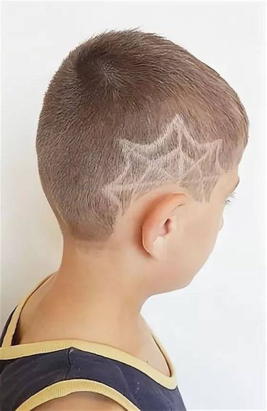 Стрижка с молнией для мальчика