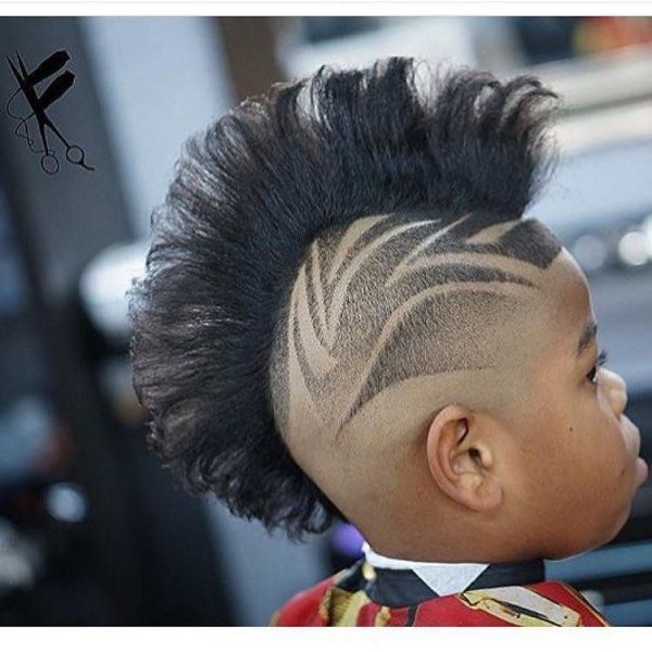 Детская стрижка с молнией