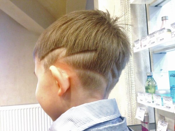 Стрижки для мальчиков с узорами