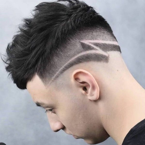 Стрижка с молнией для мальчика