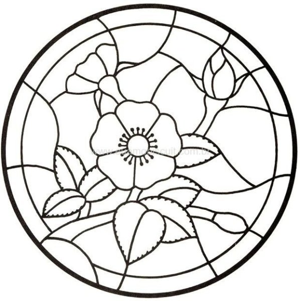 Витражные трафареты
