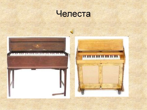 Челеста инструмент симфонического оркестра
