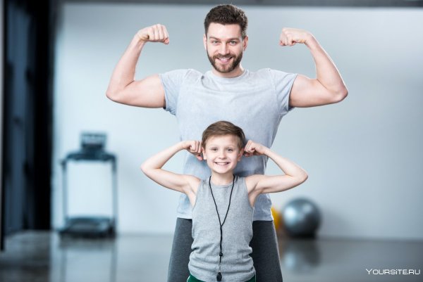 Фитнес дети и родители