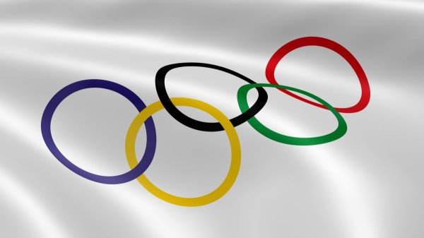 Старый флаг Олимпийских игр