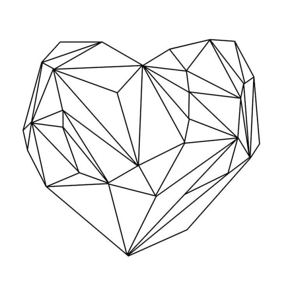 Сердце из линий