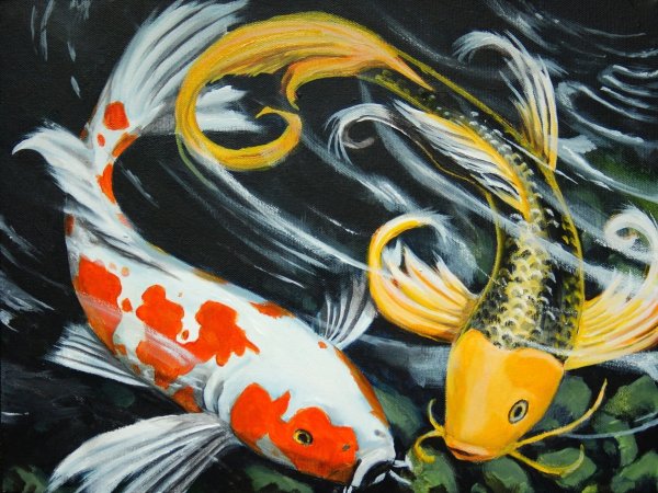Карпы кои Хаяо Миядзаки