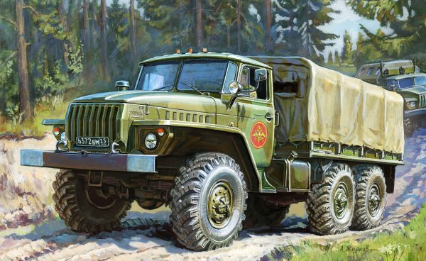 Армейский грузовик Урал 4320
