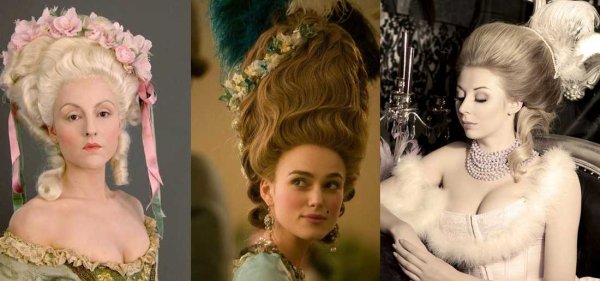 Прически в стиле рококо 18 века