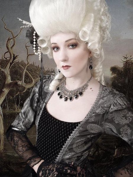 Прическа Мария Антуанетта 18 век