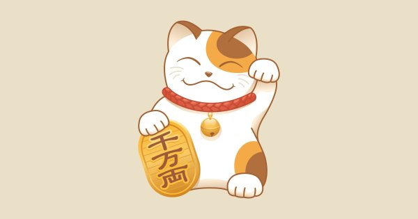 Maneki Neko стикер