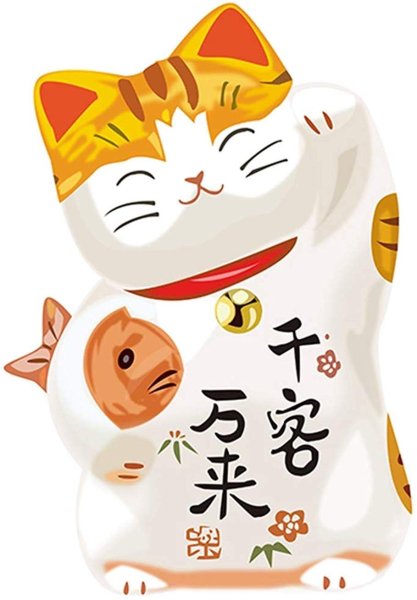 Maneki Neko Cat стикер