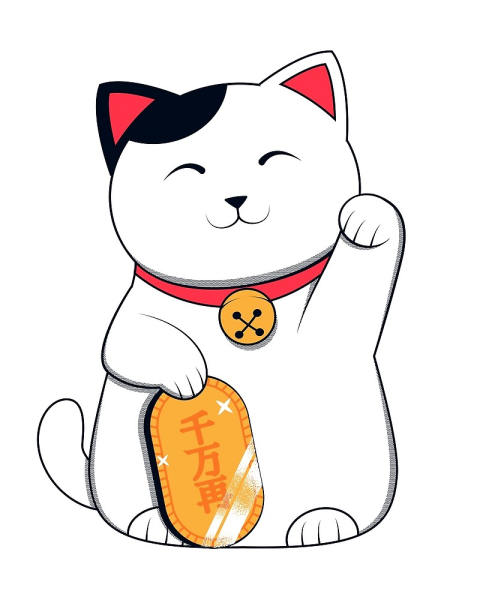 Манеки неко рисунок