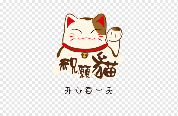 Японский кот вектор