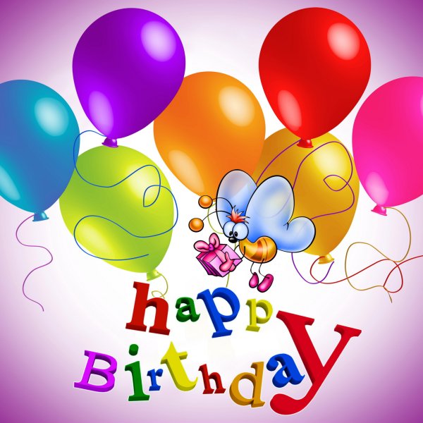 Открытка Happy Birthday