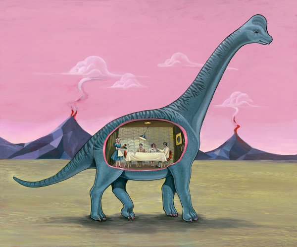 Брахиозавр Тираннозавр Компсогнат