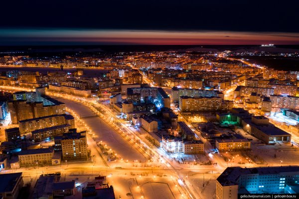 Ночной Якутск