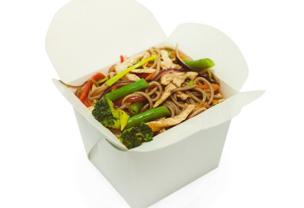 Wok лапша удон с овощами