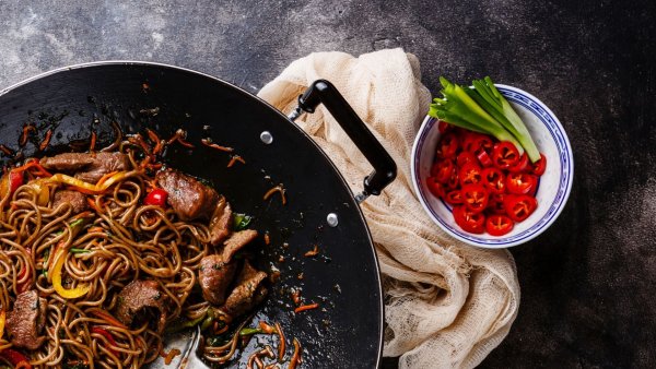 Wok лапша меню