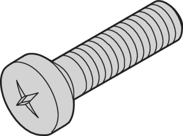 Винт м2.5х12.3 Schroff 21100-788