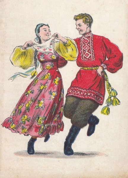 Народный танец кадриль