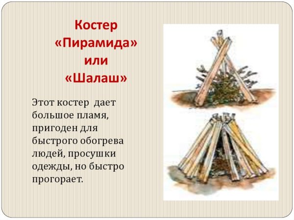 Охотничьи костры пирамида