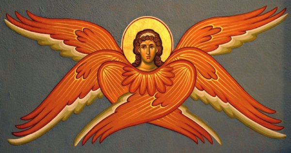 Серафим Шестикрылый, икона