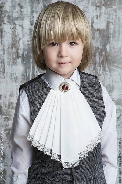 Воротник жабо для мальчика