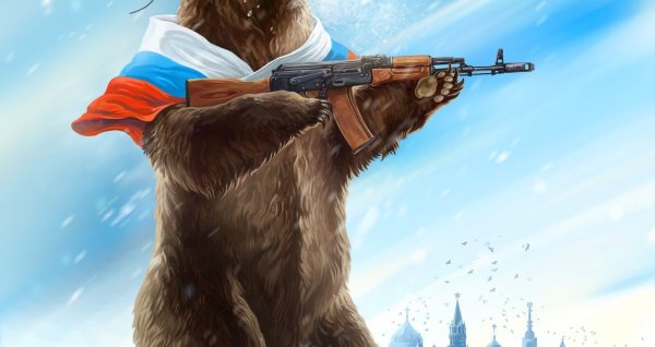 Медведь с автоматом