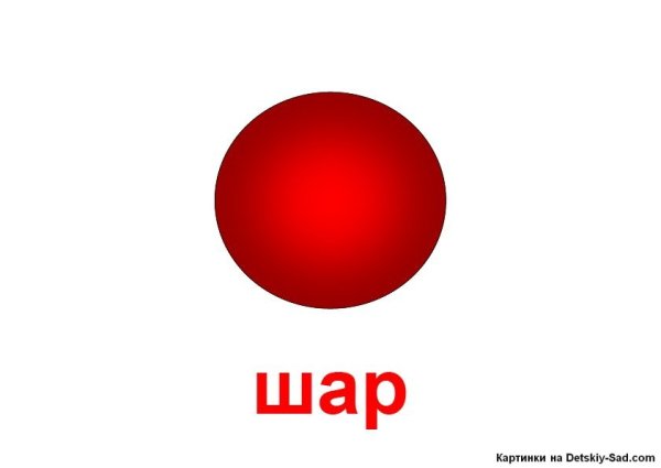 Геометрическая фигура шар для детей
