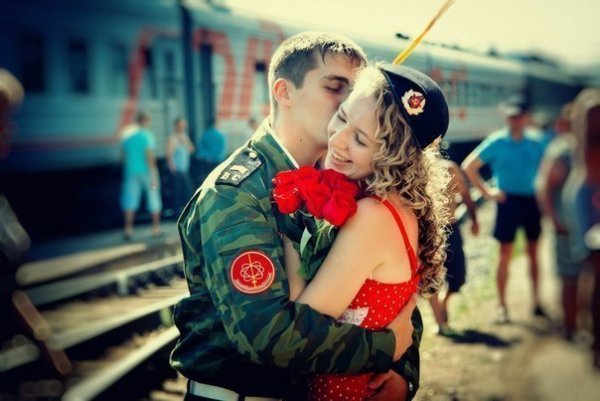 Встреча солдата