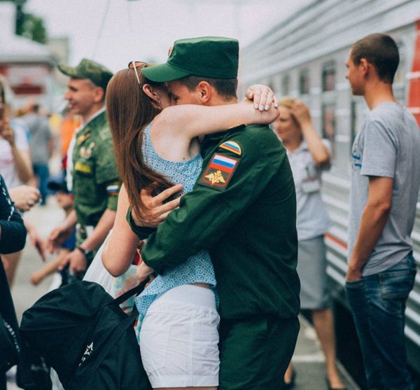 Встреча солдата