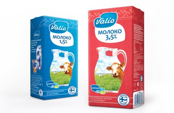 Полимерная упаковка для молока