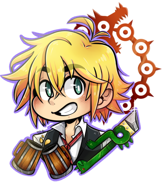 Мелиодас семь смертных грехов Чиби