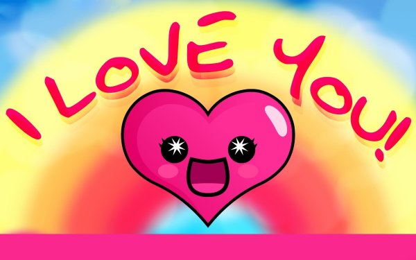 Надпись i Love you