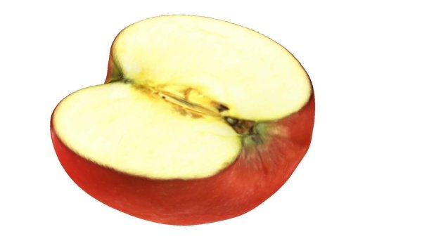 Картинки яблока половинка (49 фото)