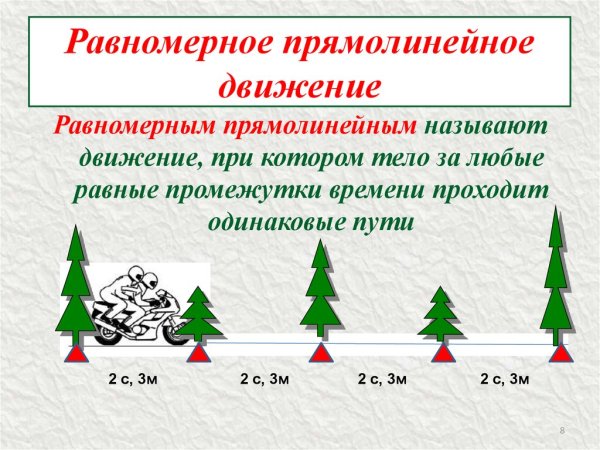 Прямолинейное движение