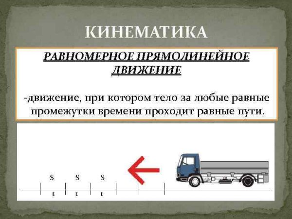 Равноускоренное движение прямолинейное движение формулы