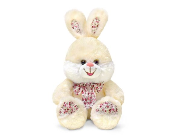 Мягкая игрушка заяц Эмили белый 28 см 0650 ТМ Коробейники