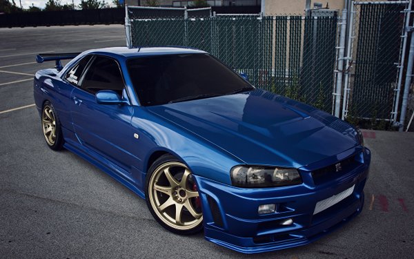 Nissan Skyline GTR r34 mp4
