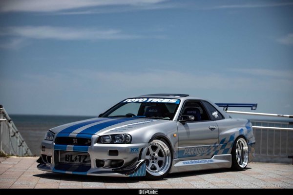 Nissan Skyline r34 белый