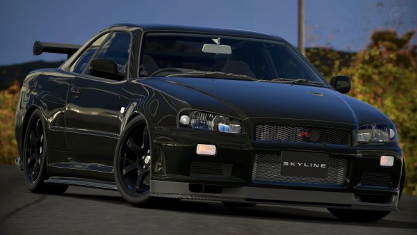 Nissan Skyline GTR r34 Blue